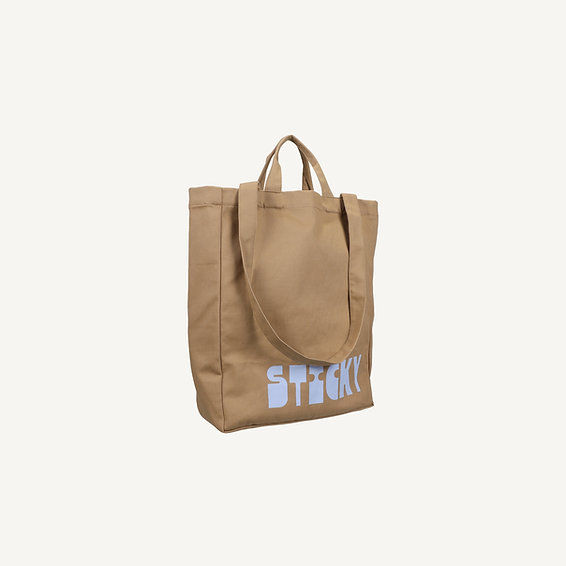 Thumbnail: The Sticky Sis Club  Canvas shopper • marzipan + sky