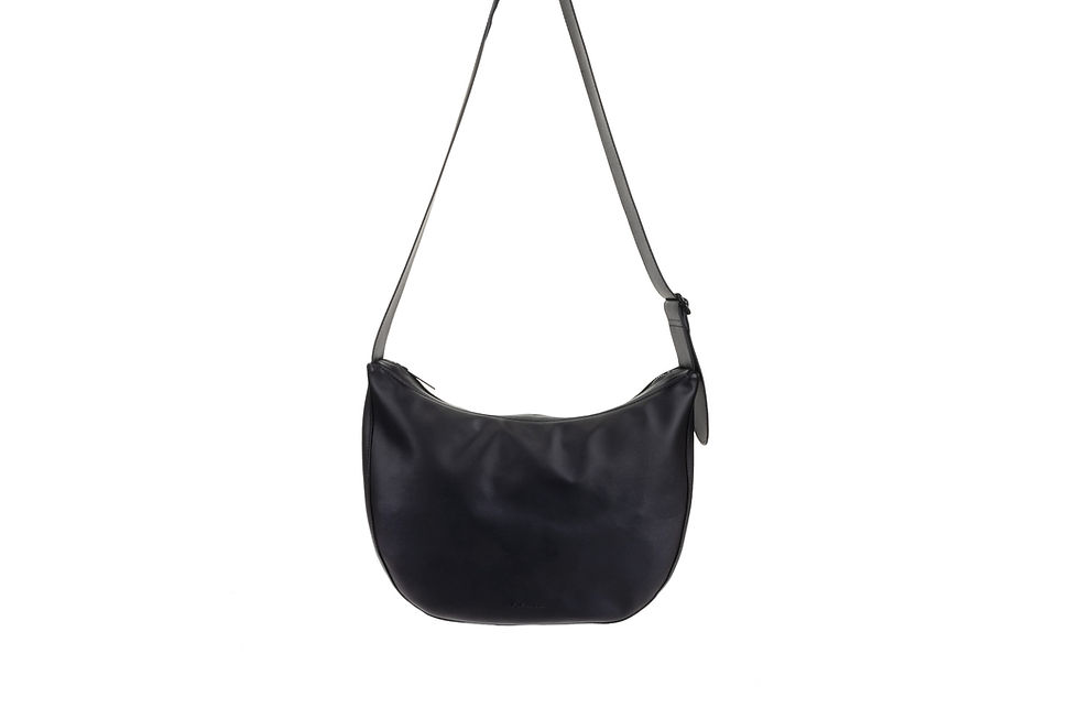 Thumbnail: Monk & Anna Umi cross body shopper black