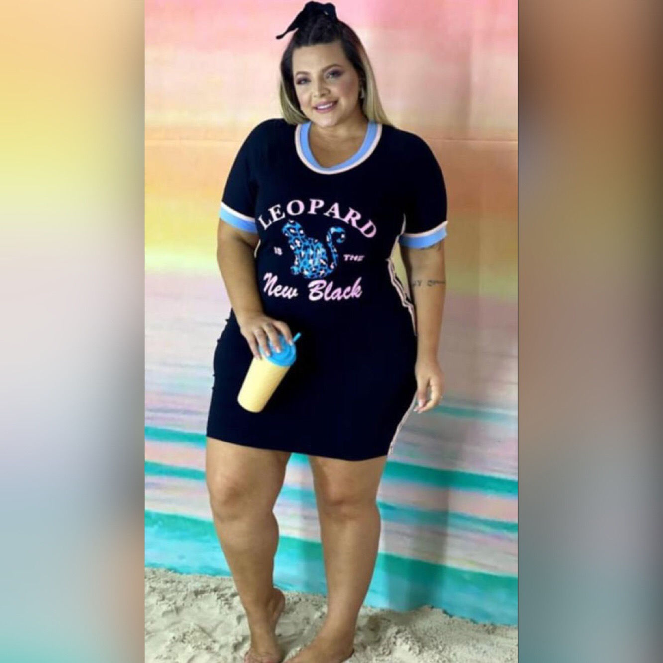 Vestido Estampa Leopard 