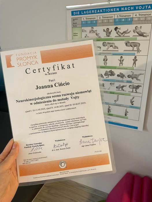Kolejny kurs oceniający rozwój niemowląt ☺️