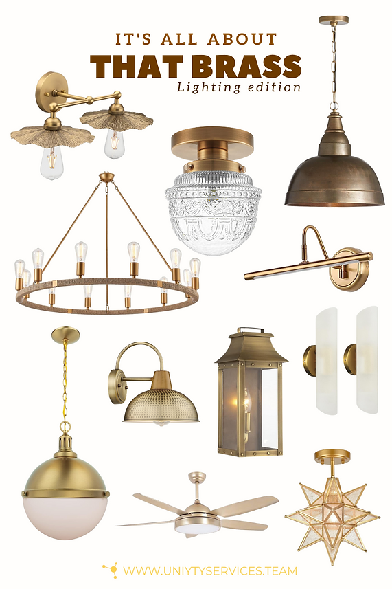 gold light fixtures