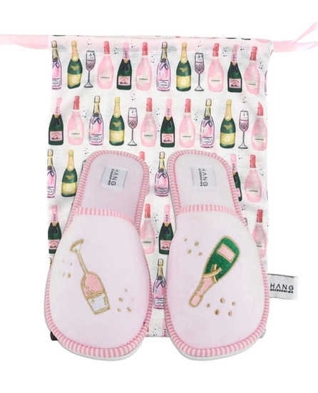 Champagne Foldable Slippers