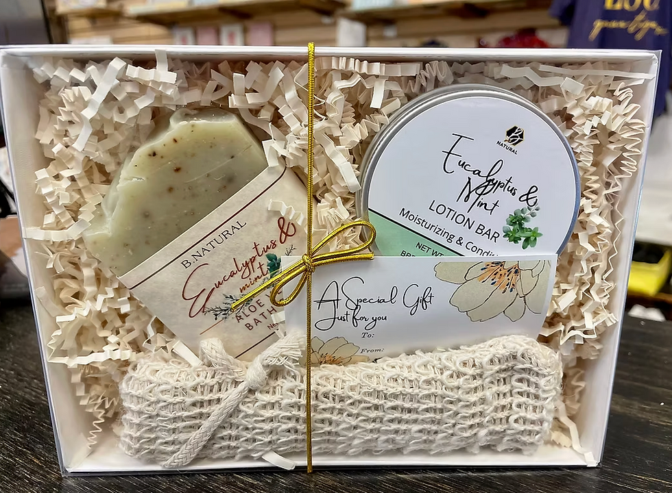 Eucalyptus Lotion Bath Bar Gift Set