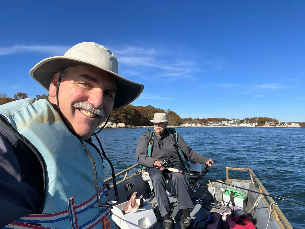 Captain Mack out fishing