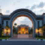 The project welcomes you with a beautifully designed grand entrance arch that reflects ele