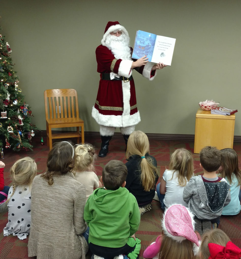 santa reading