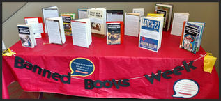 Banned Books Week Display