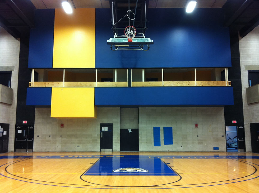 Press Box view from basketball floor
