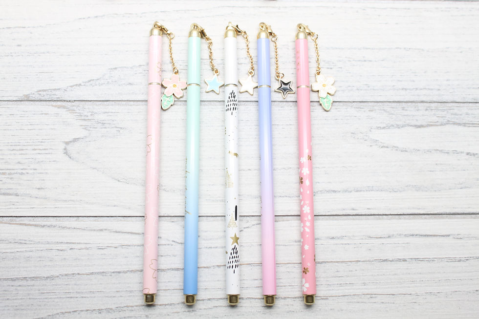 Thumbnail: The Katerina Metal Body Extra Fine Tip Pen Set 5 Count