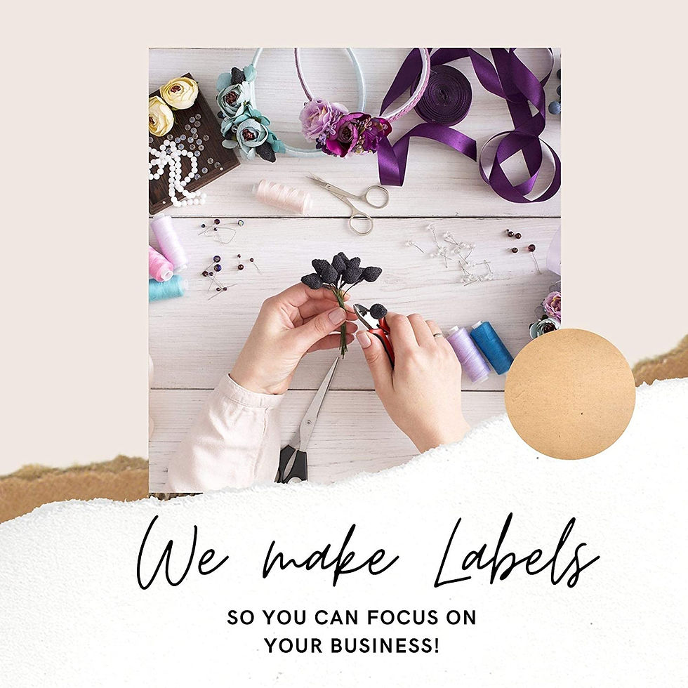 Thumbnail: Mobiusea Creation Round Sticker Labels | 2 Inch | 500pcs Kraft Labels