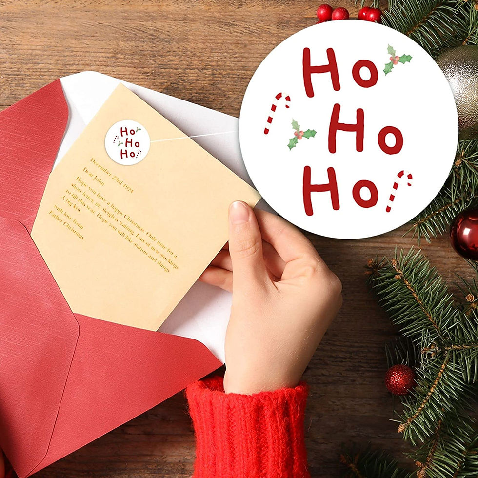 Thumbnail: Mobiusea Creation Christmas Santa Stickers | Envelope Seals | 1.4 inch