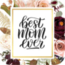 Boho Floral Mothers Day Stickers | 90-Pack for Mothers Day Gift