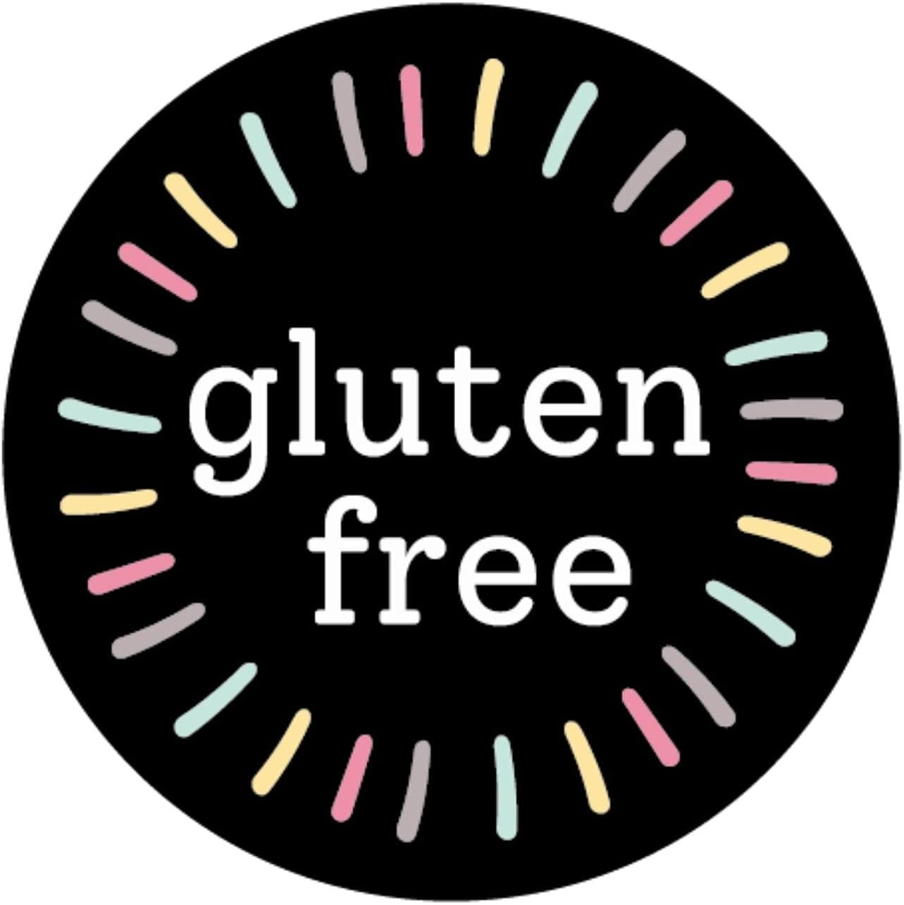 Mobiusea Creation Gluten Free Stickers Roll | 1.5 Inch | Waterproof