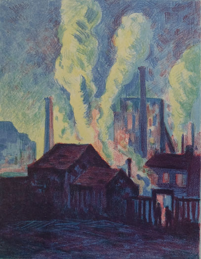 Maximilien Luce Usines à Charleroi