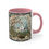 Thumbnail: Blessed Floral Accent Mug Elegant Christian Gift Cottagecore Gift Coffee CUP 