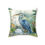 Thumbnail: Square Pillow, Great Heron Tropical Design, Throw Cushion, Decorative Accent, 