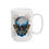 Thumbnail: Celestial Moon and Midnight Moth Ceramic Mug Gift, 11oz, 15oz, Lunar Art Mug