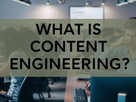 Content engineering sign