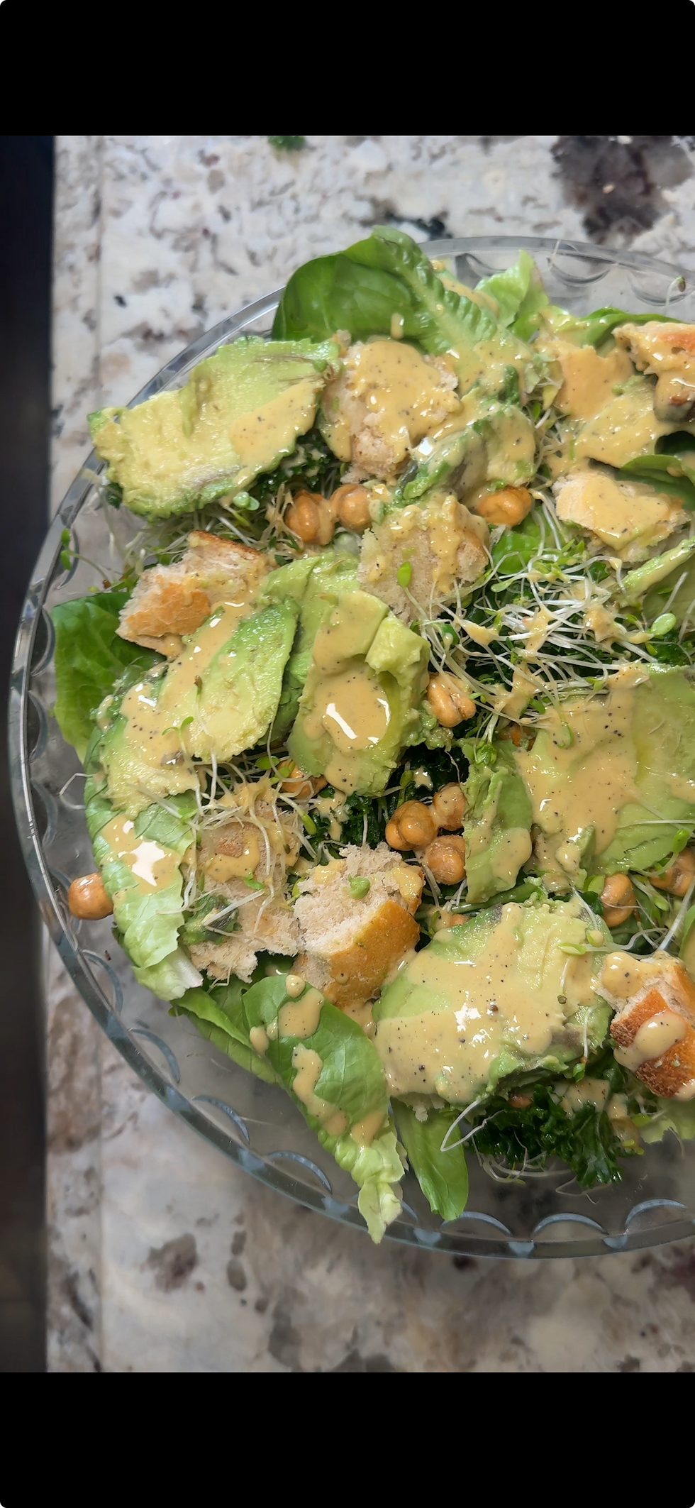 Creamy Tahini Caesar (measure with your heart)