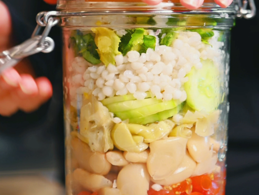 francesca nardelli, mason jar salad recipe