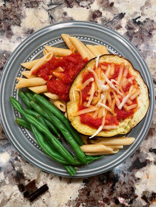Air Fried Eggplant “Parm” : Meal Prep