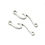 Thumbnail: Ocean Wave two side Connector Charms 33mm - 5pcs