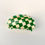 Thumbnail: Checkered  semi-circle Hair Claw Clip (Orange)