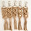 Thumbnail: Personalised Macramé Named keychain (Wooden Beads)