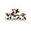 Thumbnail: Large tortoise shell hair claw clip - Black and White