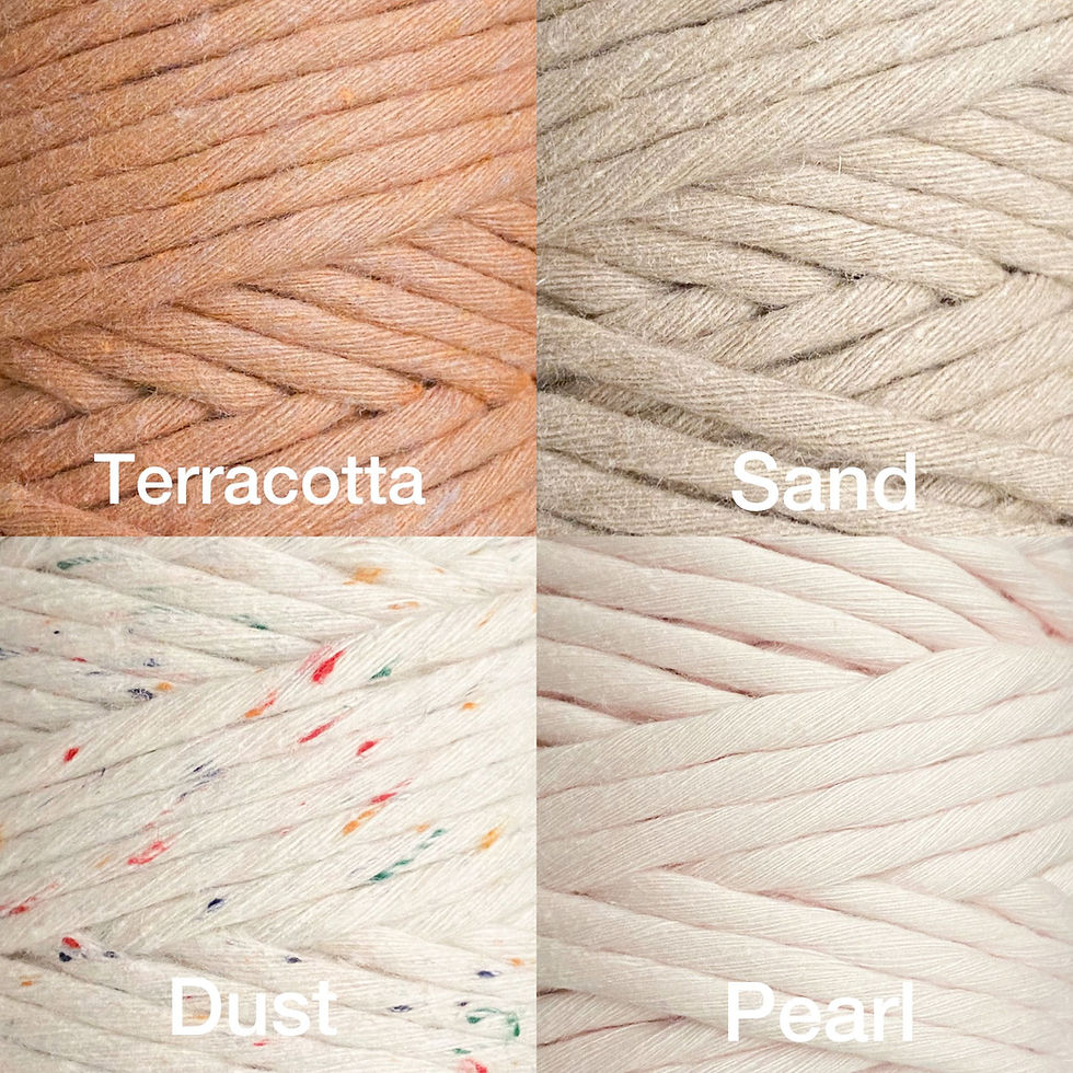 Thumbnail: Custom Macrame Semi-Circle Car Vent Clip