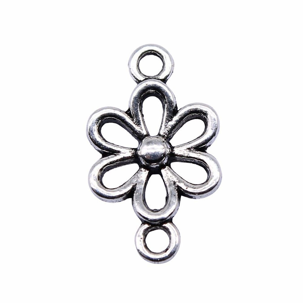 Thumbnail: Cute Daisy Flower Charms Pendant 15*9mm-5pcs