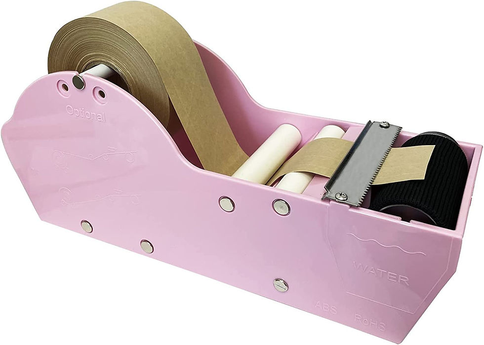 Thumbnail: Pink Water Activated Paper Tape Dispenser