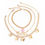 Thumbnail: Gold Plated Butterfly & Angel Anklet