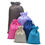 Thumbnail: Pack of 10 Jute Colour Drawstring Pouches