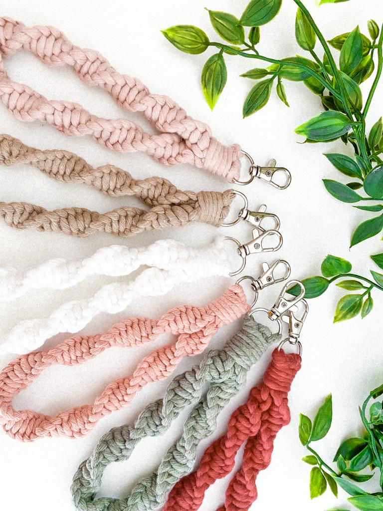 Thumbnail: Macrame Twisted Wristlet 18cm