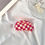 Thumbnail: Checkered  semi-circle Hair Claw Clip (Orange)