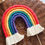 Thumbnail: Macrame Rainbow Cake Topper, birthday cake picks, wedding cake