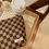 Thumbnail: Checkered Corduroy Makeup Bag