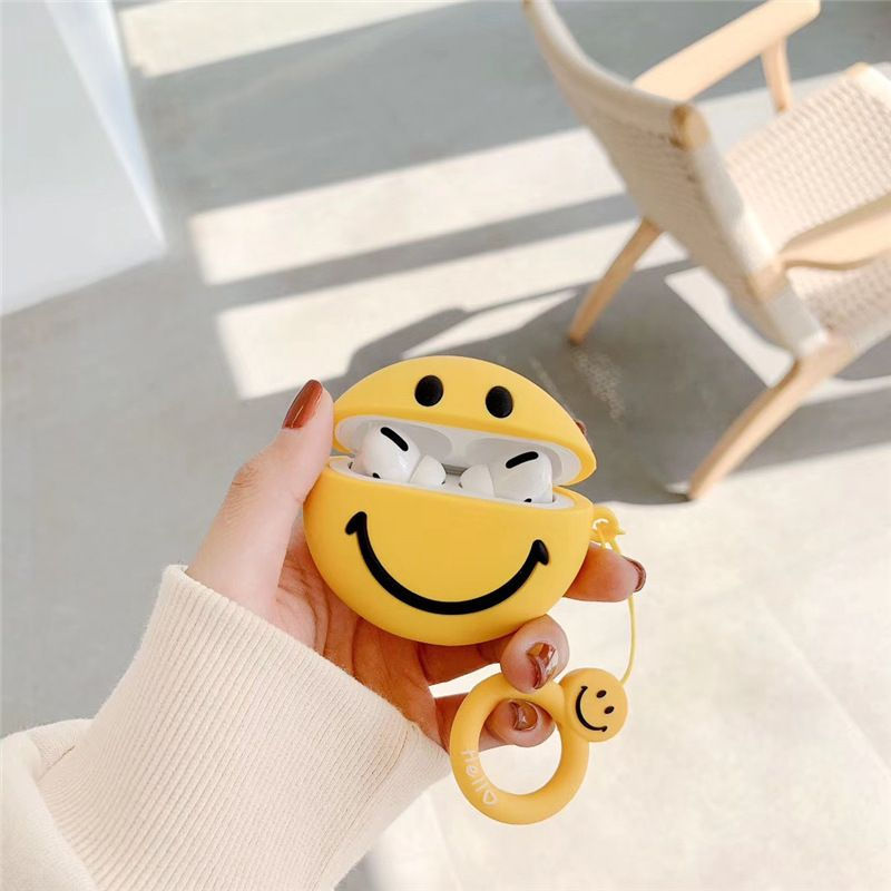 Thumbnail: Smiley Face air pod case cover