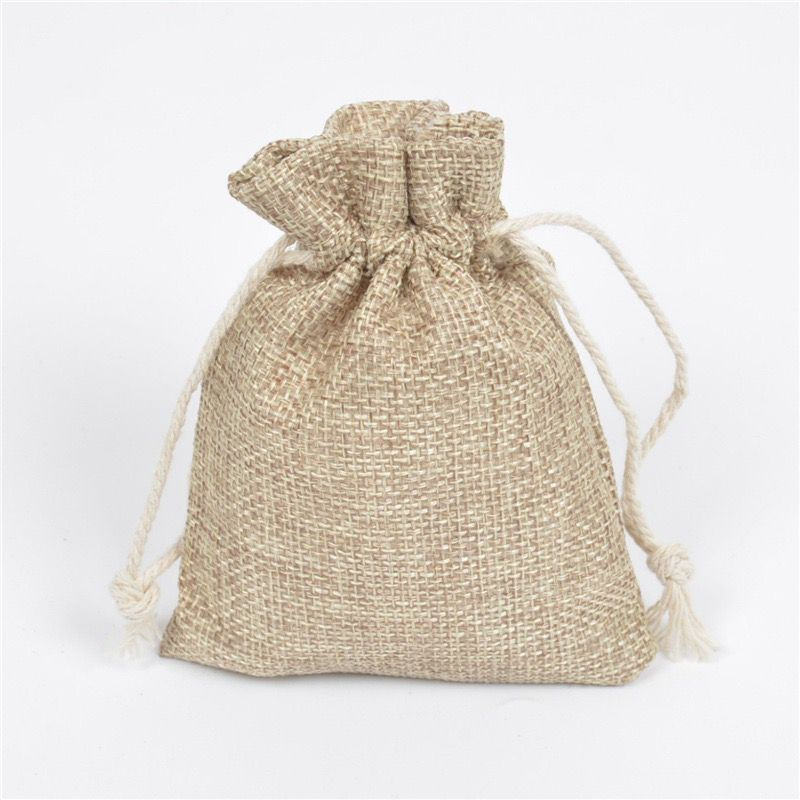 Thumbnail: 10 packs of Jute Burlap Gift Bags