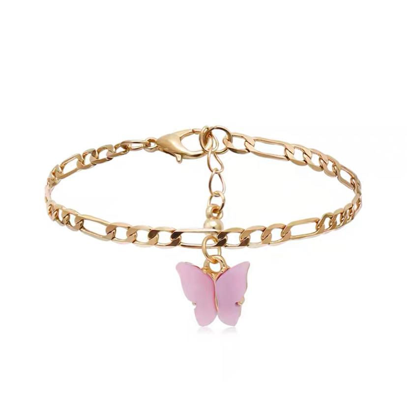 Thumbnail: Butterfly Anklet set
