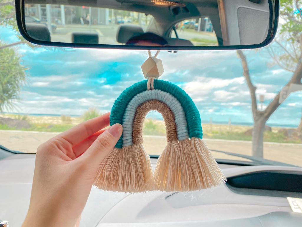 Macrame Rainbow Ornament - Stella