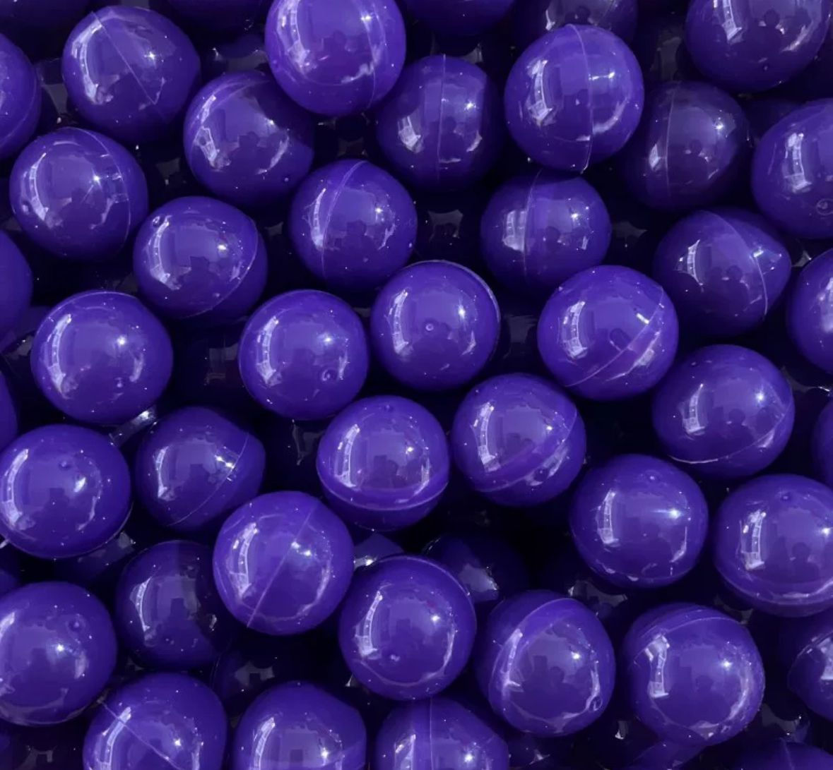 50mm Purple Gashapon Ball (empty), capsule toy balls, vending machine