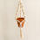 Thumbnail: Handmade Mini Macrame Plant Hanger with pot, Car rear view Mirro
