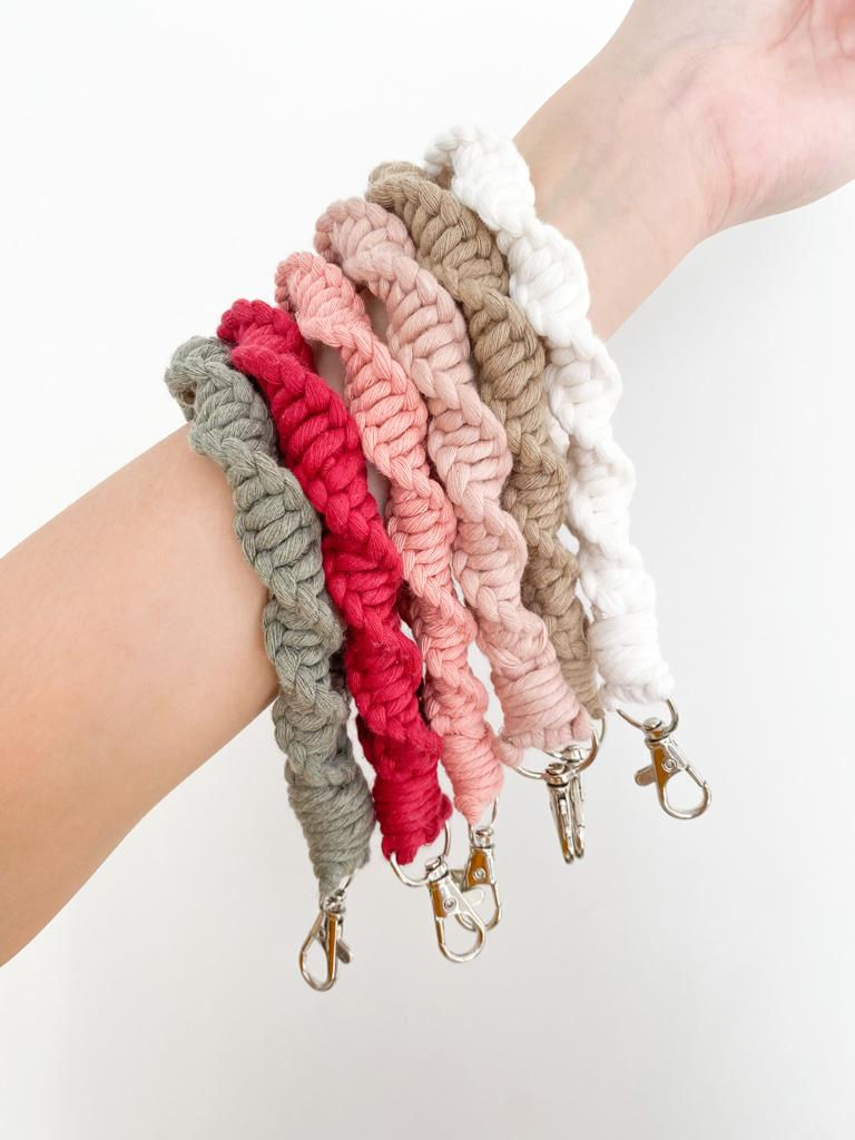 Thumbnail: Macrame Twisted  Wrislet DIY Kits 20cm