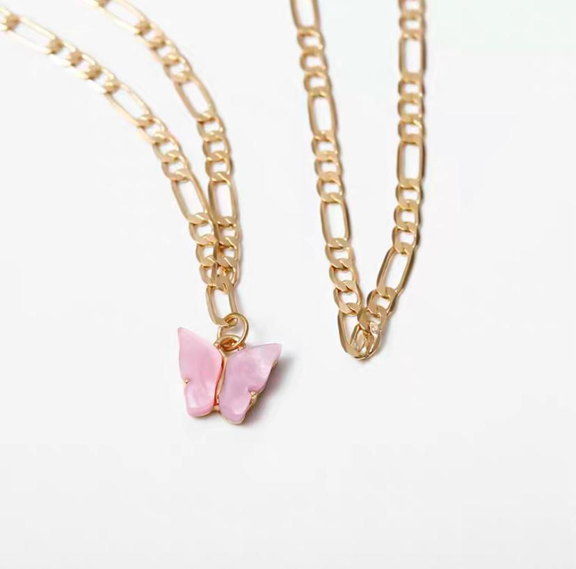 Thumbnail: Butterfly Anklet set
