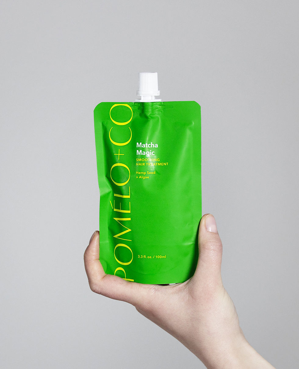 Sīktēls: POMÉLO+CO Volumizing Mask Matcha Magic