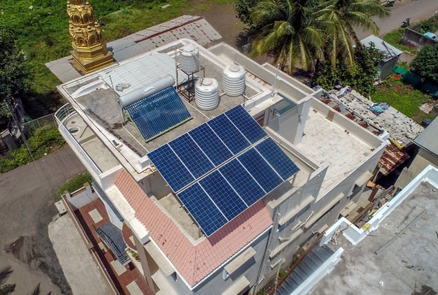 "Solar rooftop system for house"