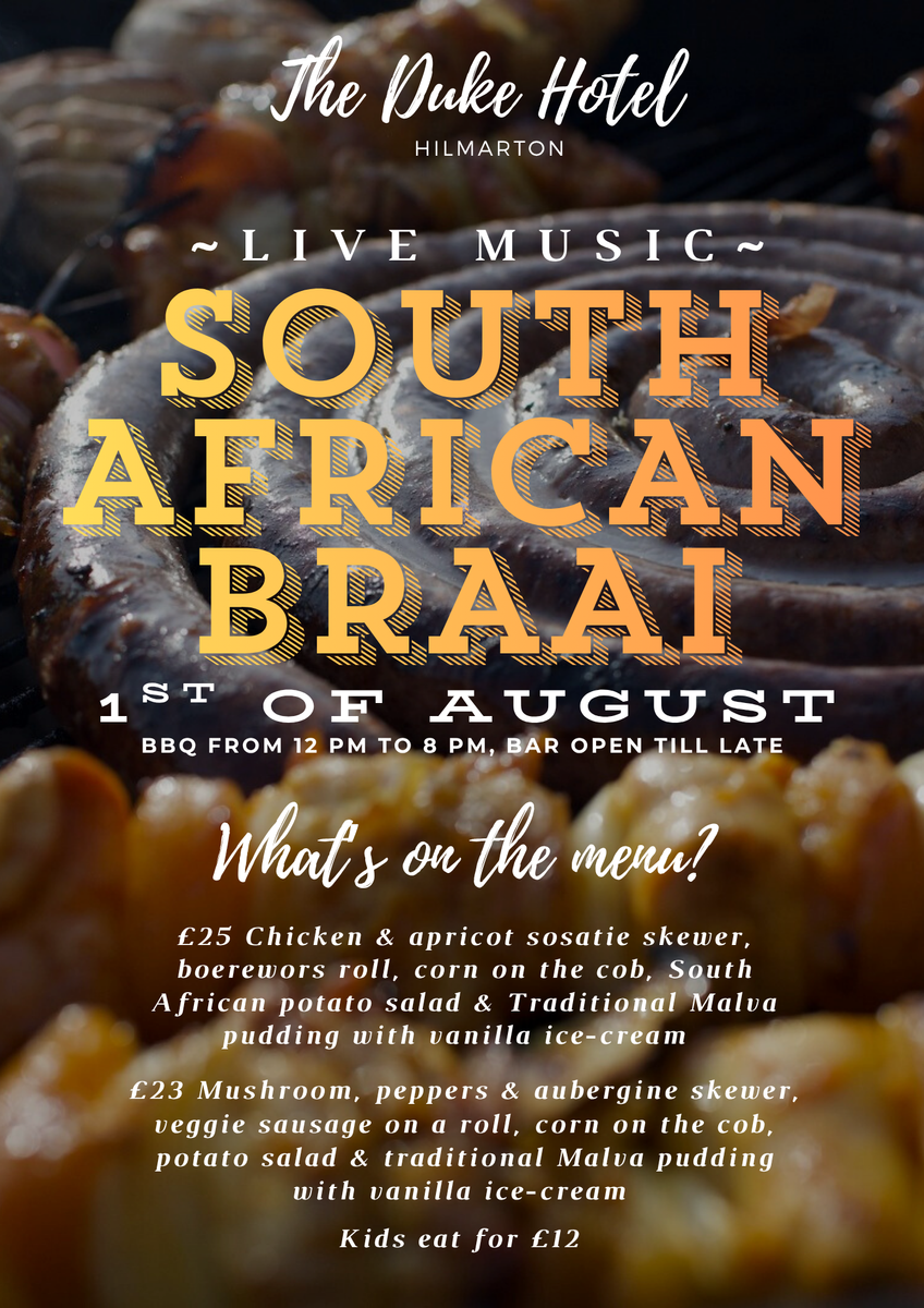 South African Braai With Live Music