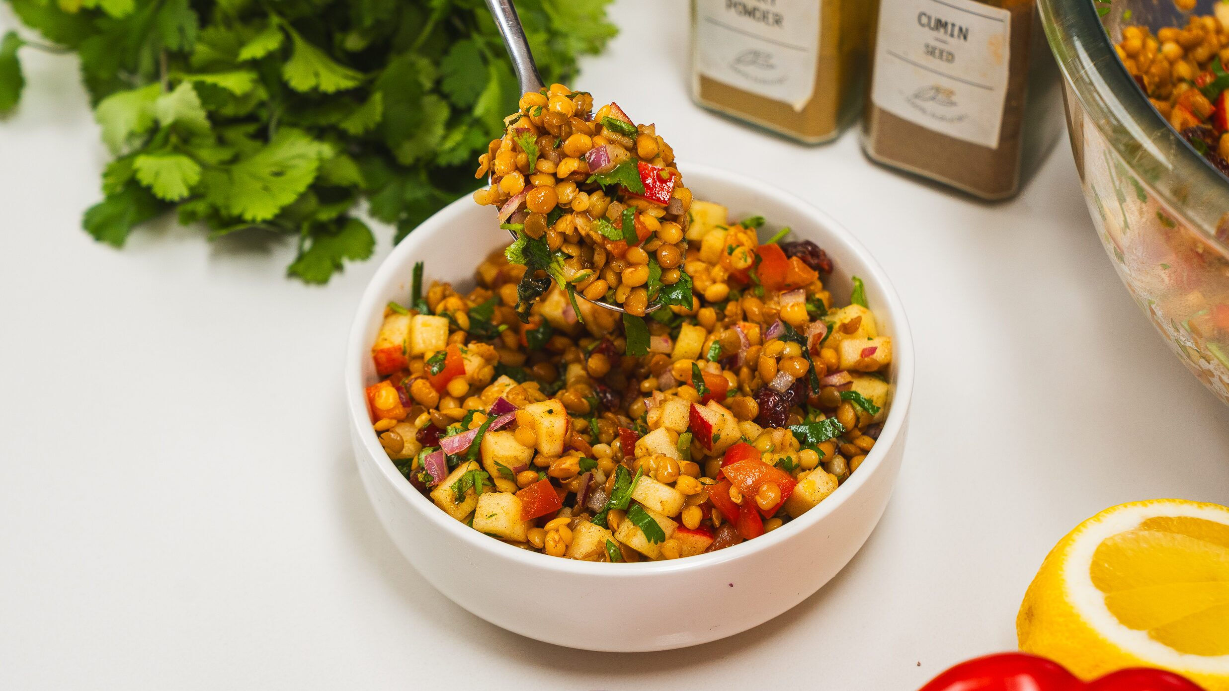 Curry Lentil Salad (GF)